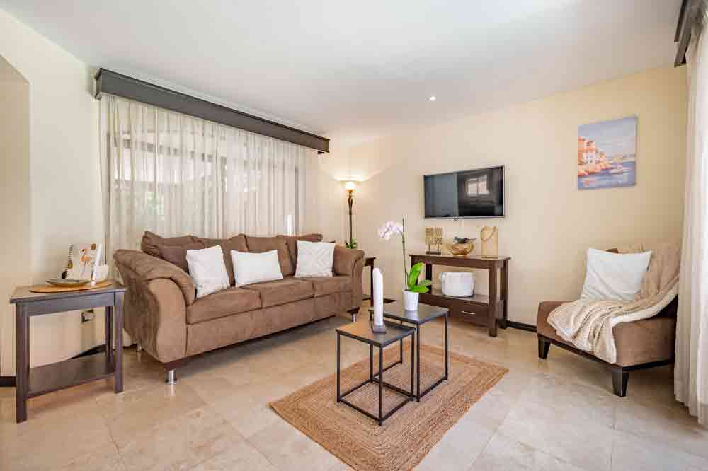 Orchid III living room view one