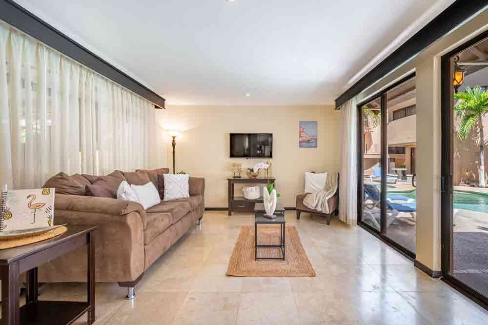 Orchid III living room view two